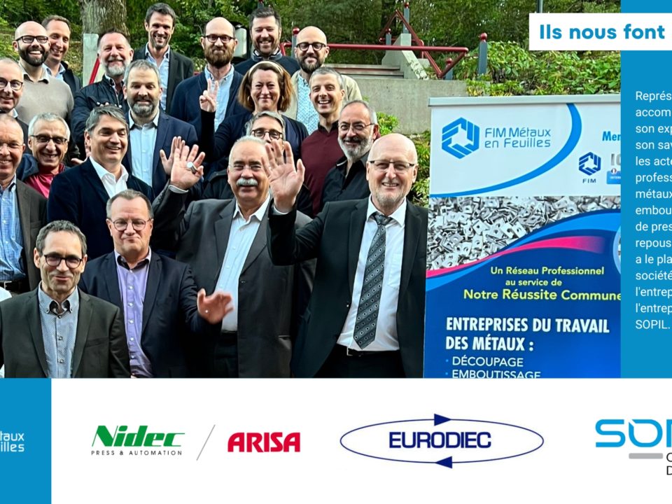 Le FIMMEF est heureux d'accueillir trois nouveaux membres parmi son réseau (NIDEC ARISA, EURODIEC, SOPIL).