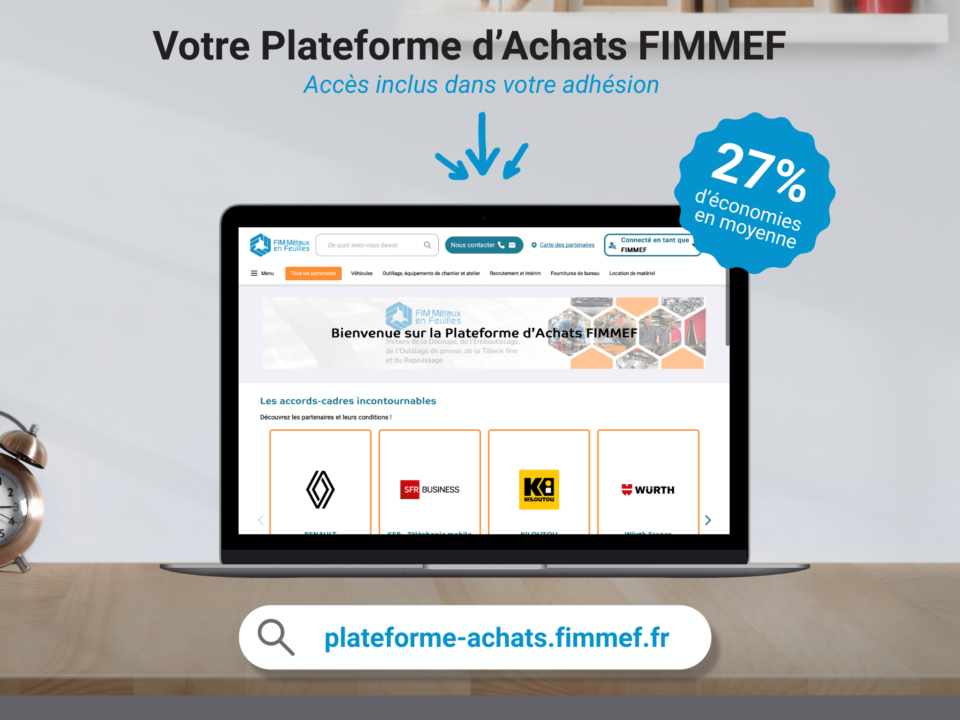 Bannière plateforme d'achats FIMMEF